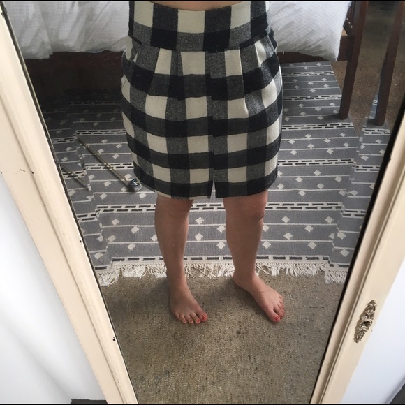 Steven Alan Buffalo Plaid Skirt - Picture 1 of 6